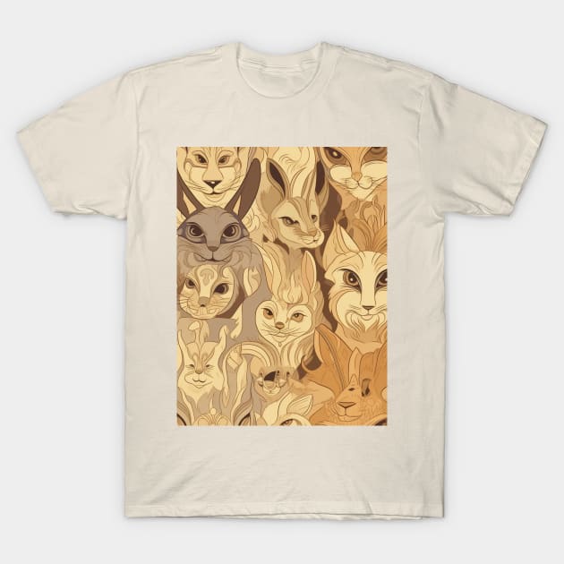 Morphing Animals T-Shirt by baseCompass